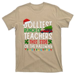 Jolliest Bunch Of Teachers This Side Of The Hallway Xmas T-Shirt