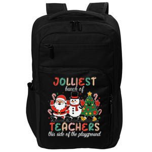 Jolliest Bunch Of Teachers This Side Of The Playground Xmas Impact Tech Backpack