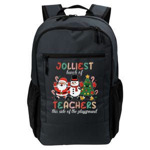 Jolliest Bunch Of Teachers This Side Of The Playground Xmas Daily Commute Backpack