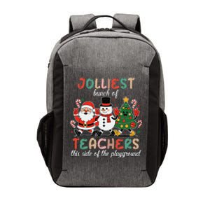 Jolliest Bunch Of Teachers This Side Of The Playground Xmas Vector Backpack