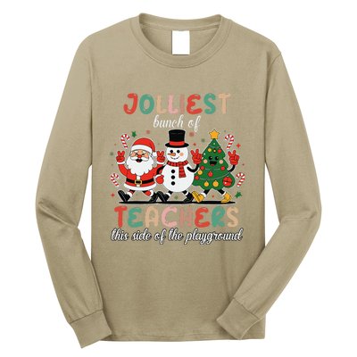 Jolliest Bunch Of Teachers This Side Of The Playground Xmas Long Sleeve Shirt