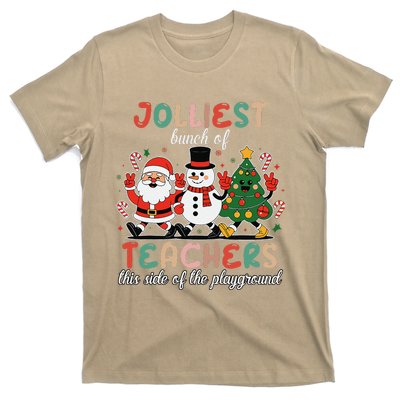 Jolliest Bunch Of Teachers This Side Of The Playground Xmas T-Shirt