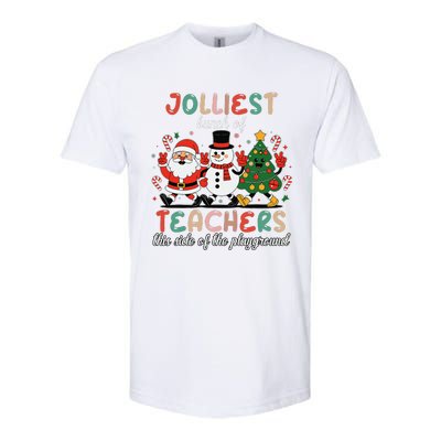 Jolliest Bunch Of Teachers This Side Of The Playground Xmas Softstyle CVC T-Shirt