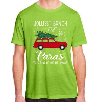 Jolliest Bunch Of Paras This Side Of The Hallway Xmas Adult ChromaSoft Performance T-Shirt