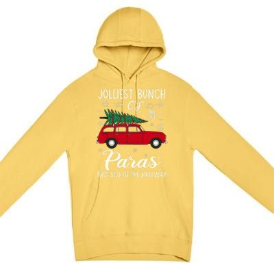 Jolliest Bunch Of Paras This Side Of The Hallway Xmas Premium Pullover Hoodie