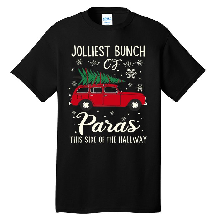 Jolliest Bunch Of Paras This Side Of The Hallway Xmas Tall T-Shirt