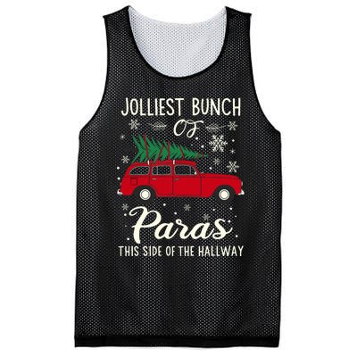 Jolliest Bunch Of Paras This Side Of The Hallway Xmas Mesh Reversible Basketball Jersey Tank