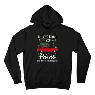 Jolliest Bunch Of Paras This Side Of The Hallway Xmas Tall Hoodie