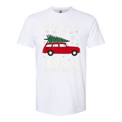 Jolliest Bunch Of Paras This Side Of The Hallway Xmas Softstyle CVC T-Shirt