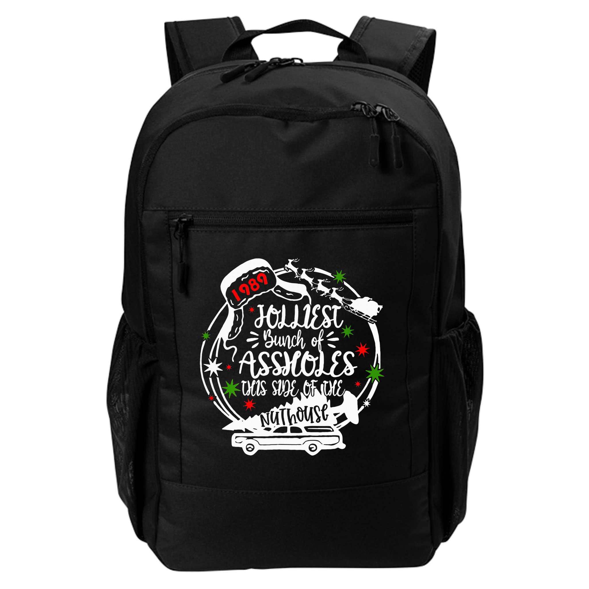 Jolliest Bunch Of Assholes This Side Of The Nut House Xmas  Backpack