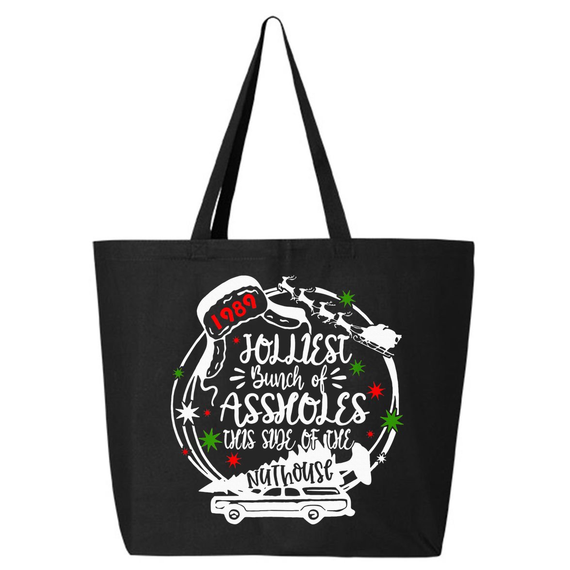 Jolliest Bunch Of Assholes This Side Of The Nut House Xmas  25L Jumbo Tote