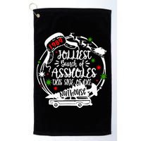 Jolliest Bunch Of Assholes This Side Of The Nut House Xmas  Golf Towel
