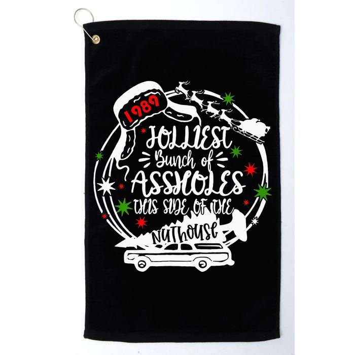 Jolliest Bunch Of Assholes This Side Of The Nut House Xmas  Golf Towel