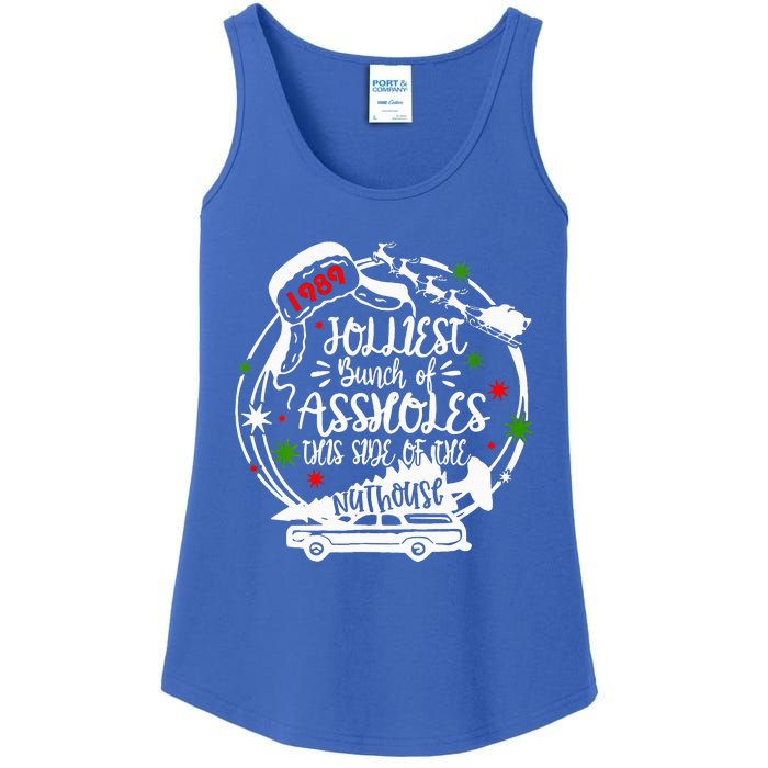 Jolliest Bunch Of Assholes This Side Of The Nut House Xmas  Ladies Essential Tank