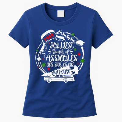 Jolliest Bunch Of Assholes This Side Of The Nut House Xmas  Womens T-Shirt