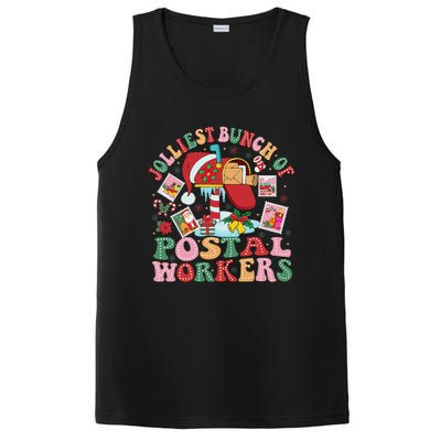 Jolliest Bunch Of Postal Workers Christmas Mail Carrier PosiCharge Competitor Tank