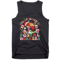 Jolliest Bunch Of Postal Workers Christmas Mail Carrier Tank Top