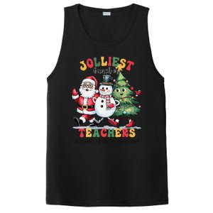 Jolliest Bunch Of Teachers This Side Of The Playground Xmas PosiCharge Competitor Tank