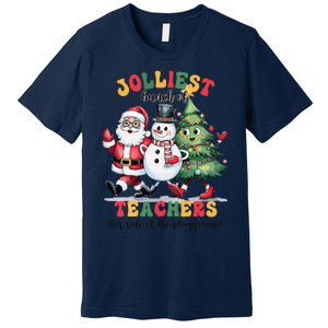 Jolliest Bunch Of Teachers This Side Of The Playground Xmas Premium T-Shirt