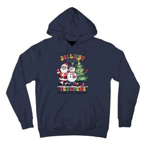 Jolliest Bunch Of Teachers This Side Of The Playground Xmas Tall Hoodie