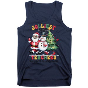 Jolliest Bunch Of Teachers This Side Of The Playground Xmas Tank Top