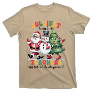 Jolliest Bunch Of Teachers This Side Of The Playground Xmas T-Shirt