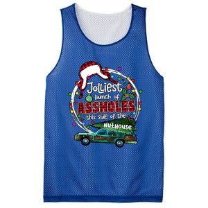 Jolliest Bunch Of Assholes This Side Of The Nut House Mesh Reversible Basketball Jersey Tank