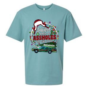 Jolliest Bunch Of Assholes This Side Of The Nut House Sueded Cloud Jersey T-Shirt