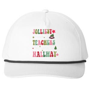 Jolliest Bunch Of Teachers This Side Of The Hallway Snapback Five-Panel Rope Hat