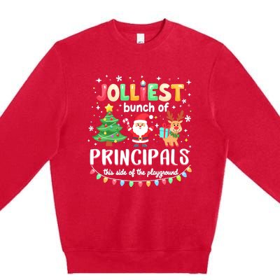 Jolliest Bunch Of Principals This Side Of The Playground Premium Crewneck Sweatshirt