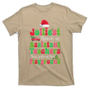 Jolliest Bunch Of Assistant Teachers Of Playground Xmas T-Shirt