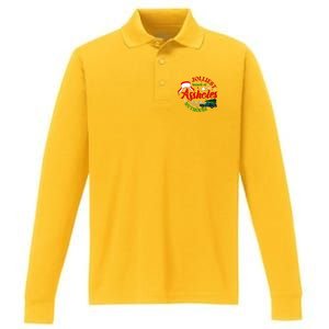 Jolliest Bunch Of Assholes This Side Of The Nut House Performance Long Sleeve Polo