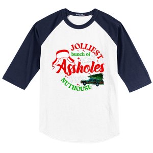 Jolliest Bunch Of Assholes This Side Of The Nut House Baseball Sleeve Shirt