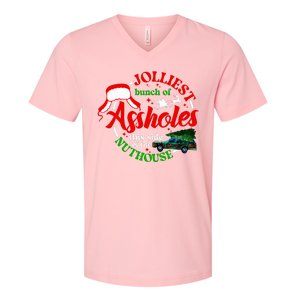 Jolliest Bunch Of Assholes This Side Of The Nut House V-Neck T-Shirt