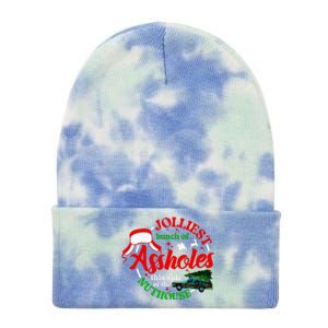 Jolliest Bunch Of Assholes This Side Of The Nut House Tie Dye 12in Knit Beanie