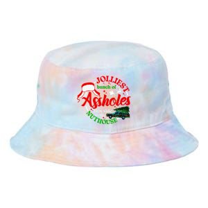 Jolliest Bunch Of Assholes This Side Of The Nut House Tie Dye Newport Bucket Hat