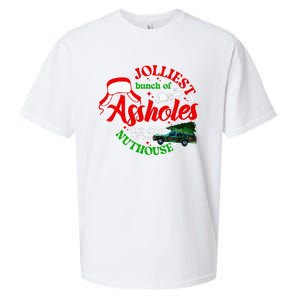 Jolliest Bunch Of Assholes This Side Of The Nut House Sueded Cloud Jersey T-Shirt