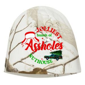 Jolliest Bunch Of Assholes This Side Of The Nut House Kati - Camo Knit Beanie