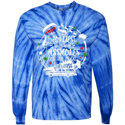 Jolliest Bunch Of Assholes This Side Of The Nut House Xmas  Tie-Dye Long Sleeve Shirt