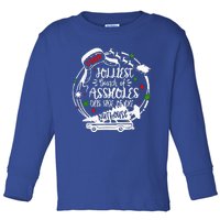 Jolliest Bunch Of Assholes This Side Of The Nut House Xmas  Toddler Long Sleeve Shirt