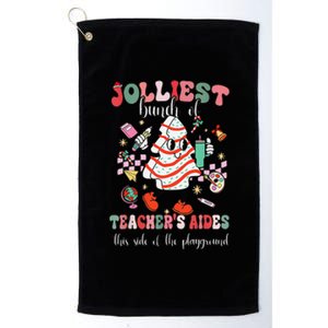 Jolliest Bunch Of Teachers This Side Of The Playground Xmas Platinum Collection Golf Towel