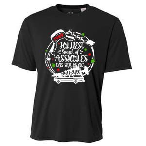 Jolliest Bunch Of Assholes This Side Of The Nut House Xmas Cooling Performance Crew T-Shirt