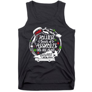 Jolliest Bunch Of Assholes This Side Of The Nut House Xmas Tank Top