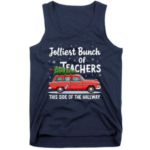 Jolliest Bunch Of Teachers This Side Of The Hallway Xmas Tank Top