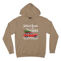 Jolliest Bunch Of Teachers This Side Of The Hallway Xmas Hoodie