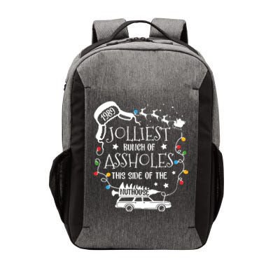 Jolliest Bunch Of Assholes This Side Of The Nuthouse Ugly Christmas Vector Backpack