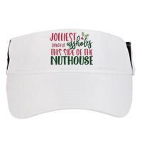 Jolliest Bunch Of Assholes Christmas Story Nuthouse Adult Drive Performance Visor