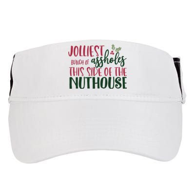 Jolliest Bunch Of Assholes Christmas Story Nuthouse Adult Drive Performance Visor