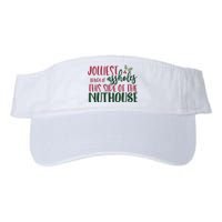 Jolliest Bunch Of Assholes Christmas Story Nuthouse Valucap Bio-Washed Visor