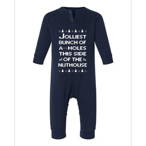 Jolliest Bunch Of Christmas Vacation Infant Fleece One Piece